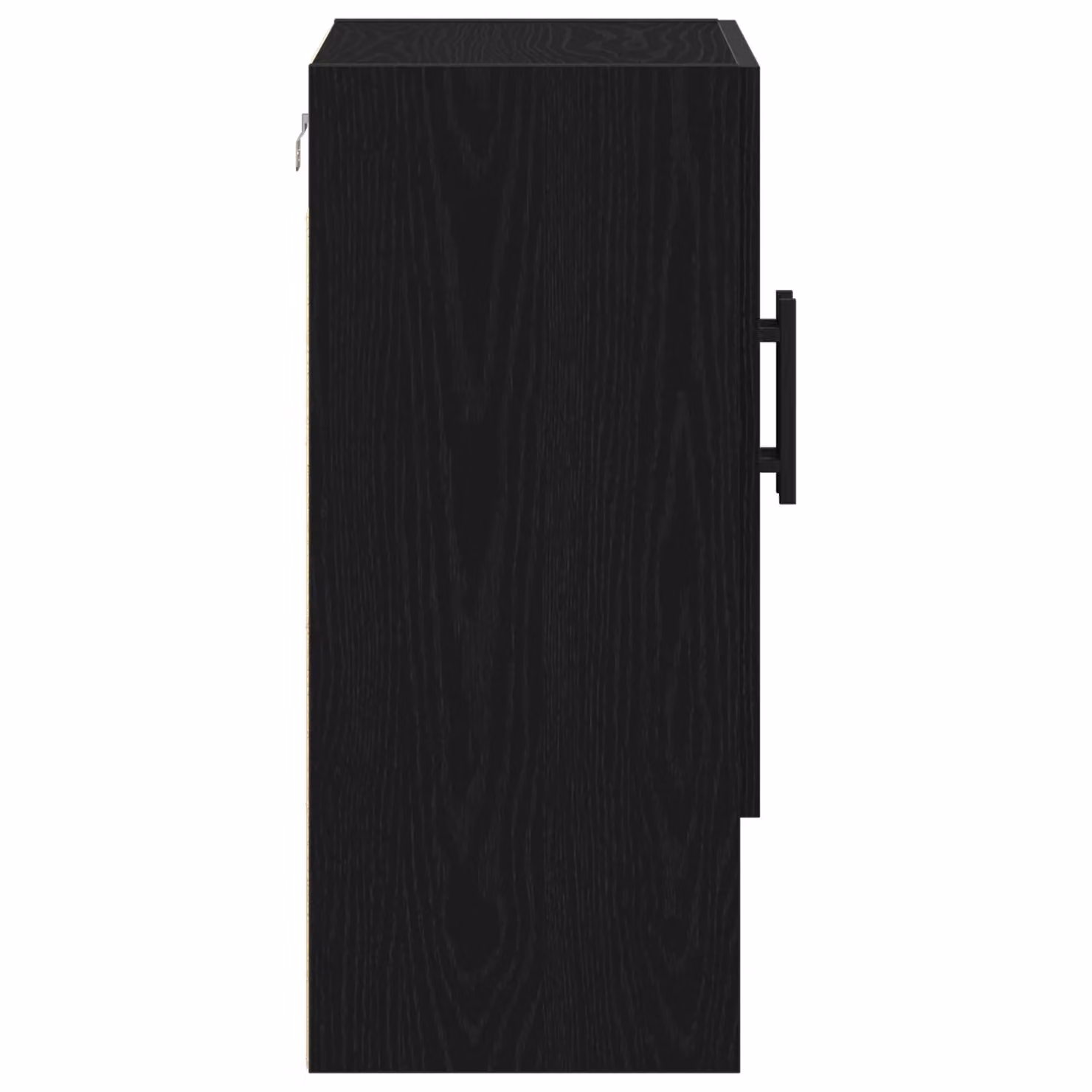 Berkfield Home Modern Wall Mounted Cabinet in Black Oak, W/D/H: 60 x 31 x 70 cm – 5