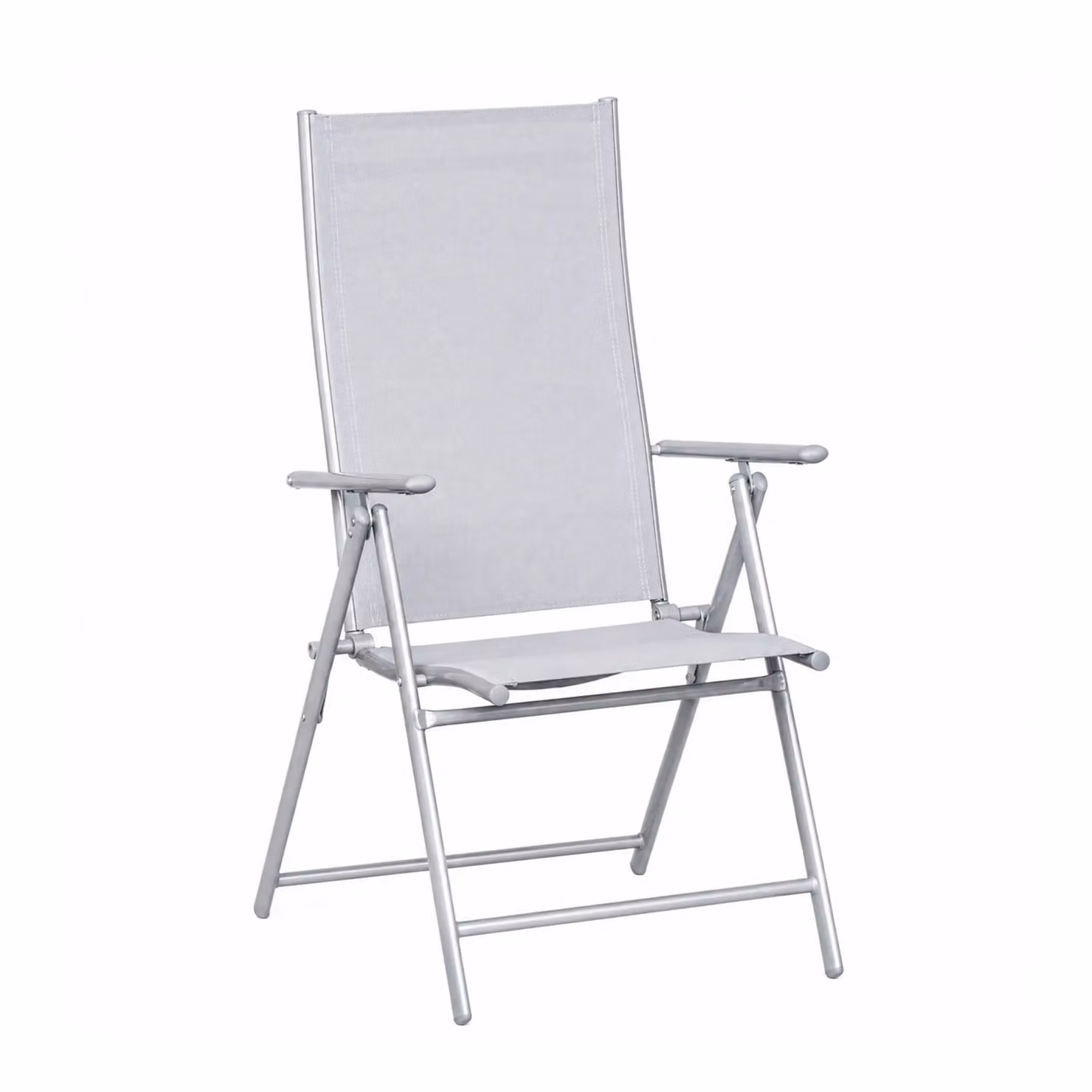 Samuel Alexander Outdoor Garden Patio Multi Position Reclining Folding Chair in Grey – 2