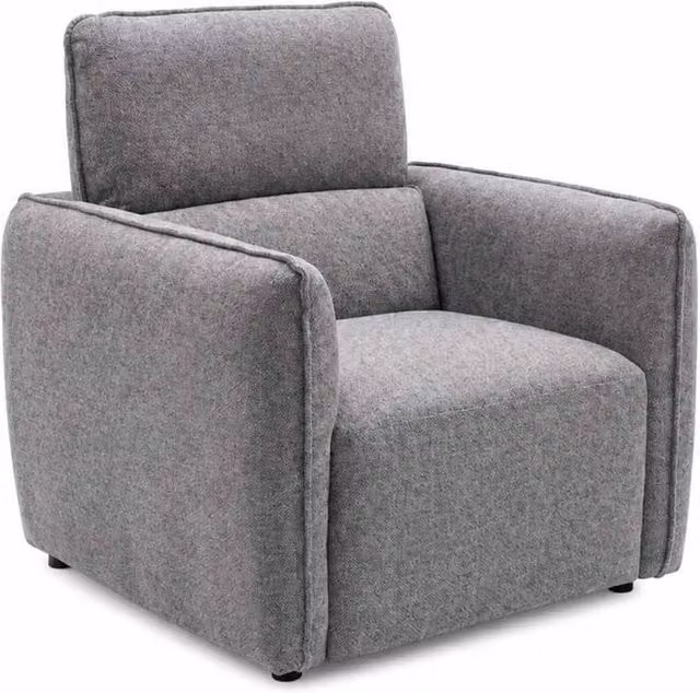 Furnishings For Less UK Ashcroft High Back Tub Armchair in Grey Chenille Fabric