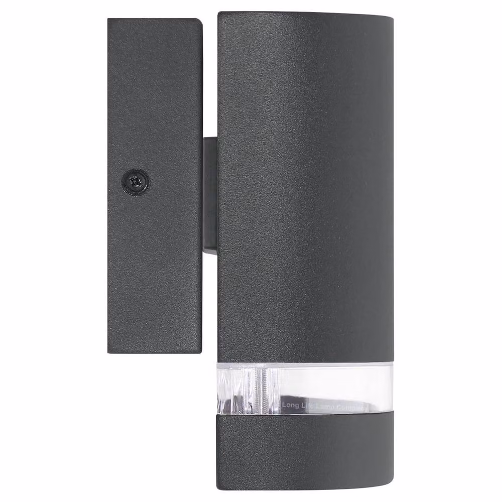 SPETLEK Modern Graphite Grey Single Down Wall Light for Garden and Outdoor Use – 3