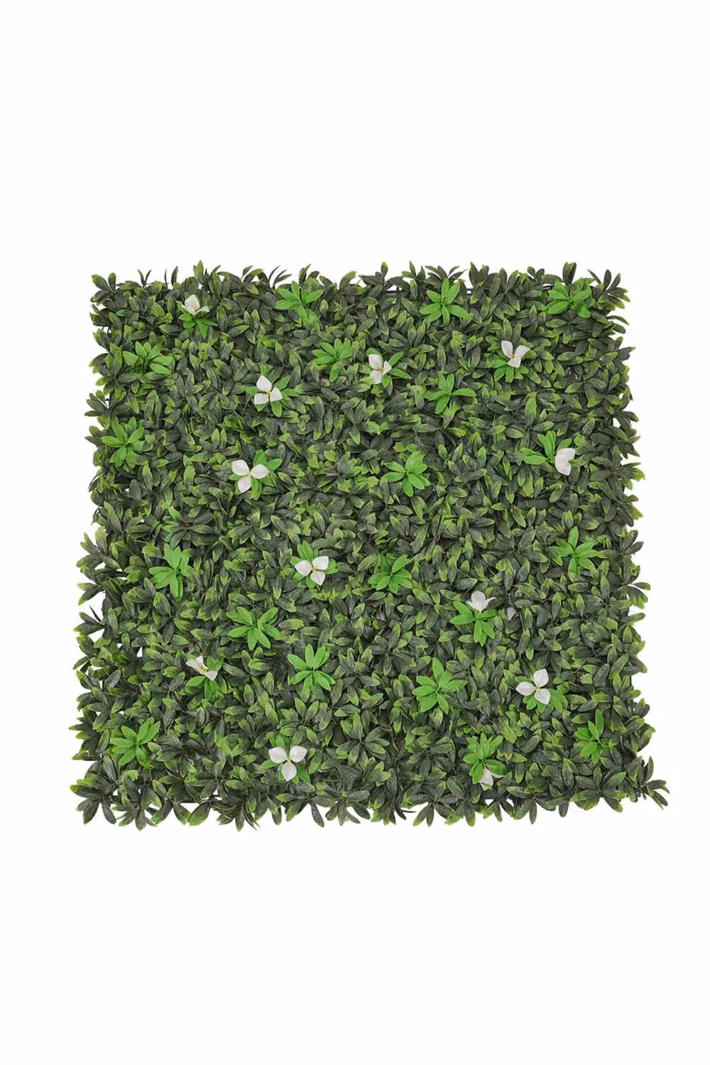 Living and Home Artificial Gardenia Leaf Hedge Greenery Panel, Green, W: 100 cm, H: 100 cm – 3