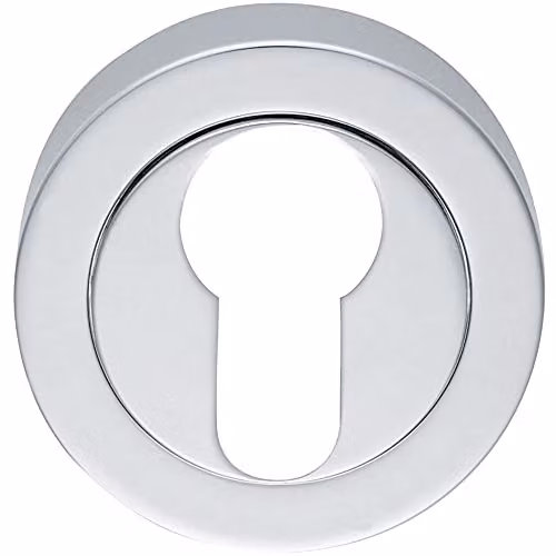 Loops 50mm Euro Profile Escutcheon Concealed Fix in Chrome
