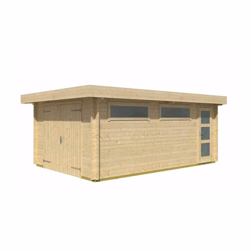 Lasita Maja Ltd Canberra Log Cabin Garden Room and Home Office in Natural – 2
