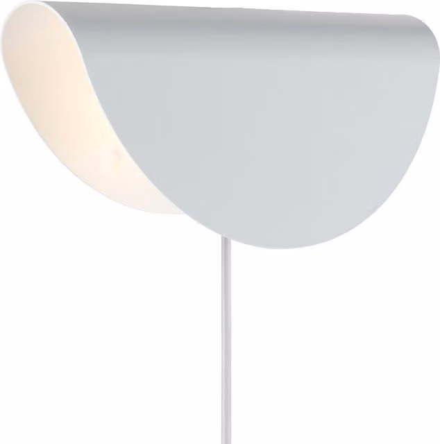 Nordlux White Metal Up and Down Wall Light with E14 Socket