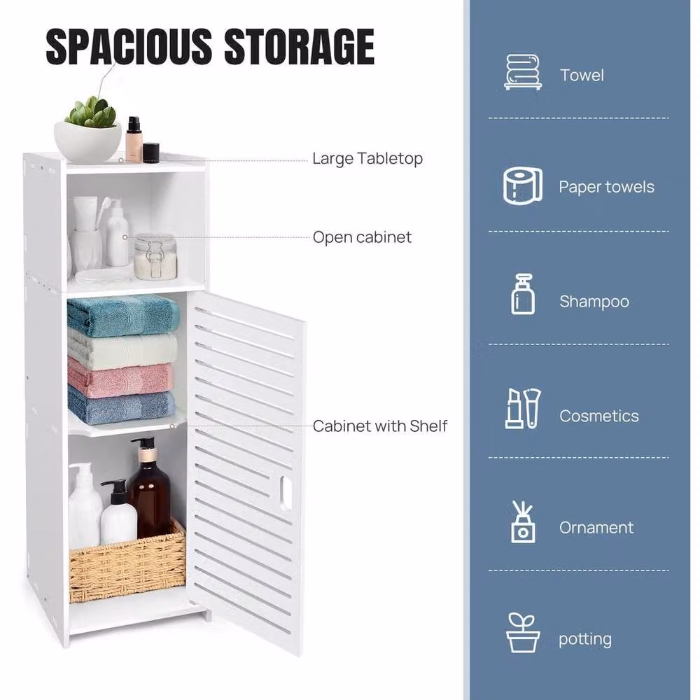 SPETLEK White Freestanding Bathroom Cabinet Type 2, W/D/H: 22 x 23 x 78 cm – 2