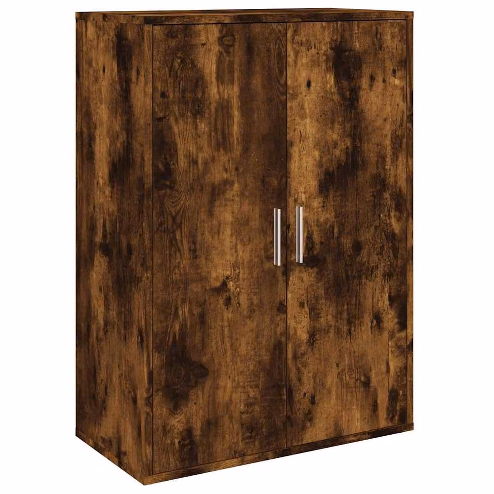 Berkfield Home Smoked Oak Sideboard in Brown, W/D/H: 60 x 31 x 84 cm – 2