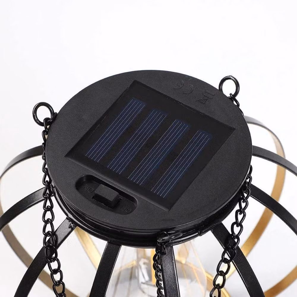 SPETLEK Black Solar LED Hanging Lantern for Outdoor Garden Use – 2
