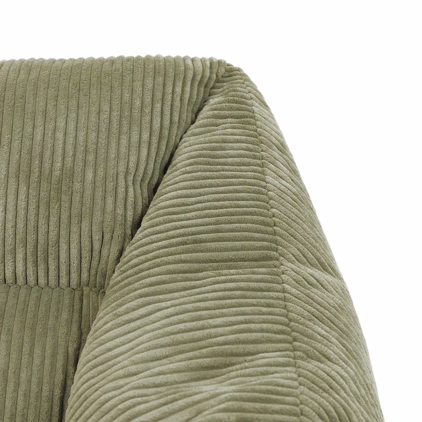 icon Natalia Corduroy Bean Bag Armchair in Green with Filling Included – 4