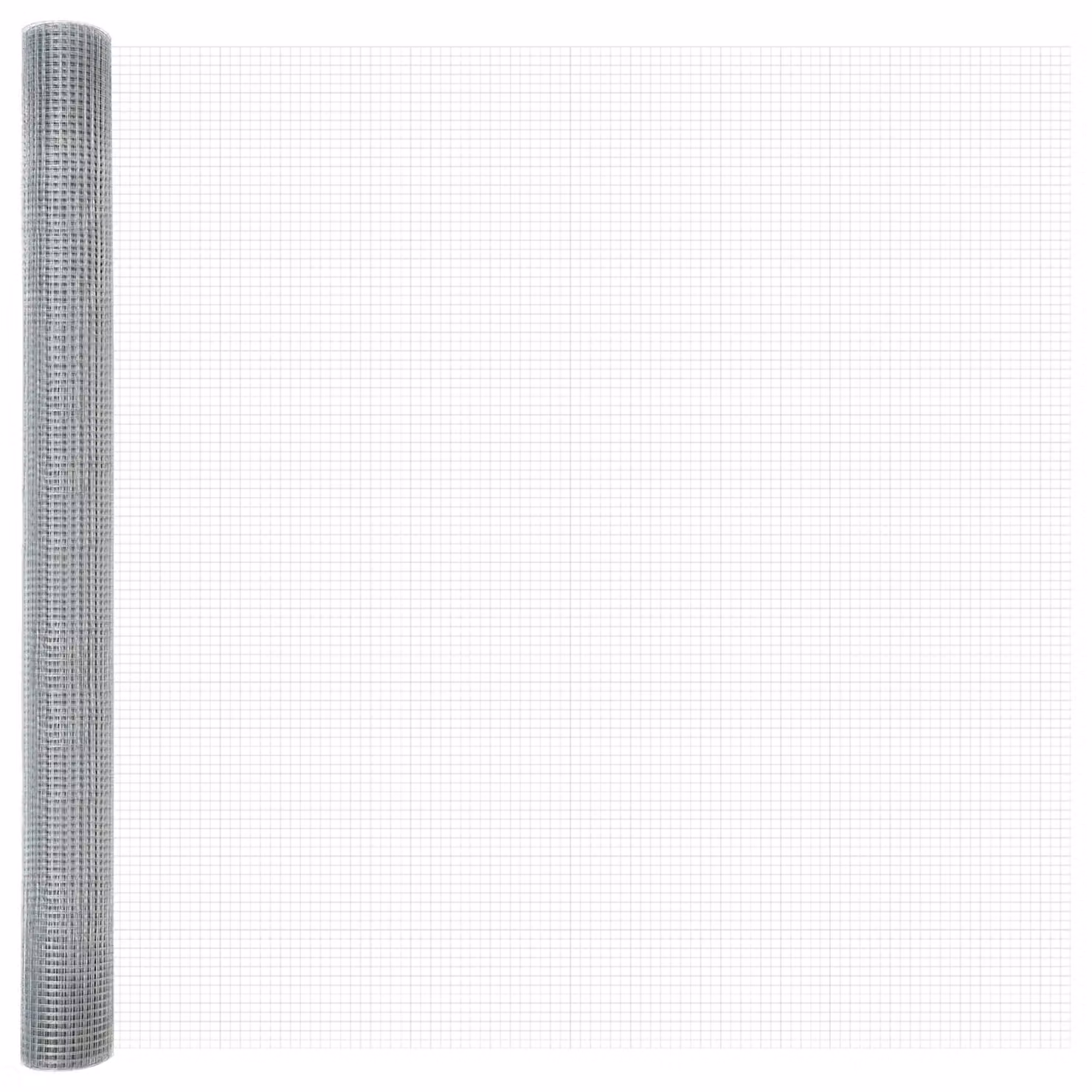 Berkfield Home Single-Bar Welded Wire Fence, Galvanised Steel, Silver – 2