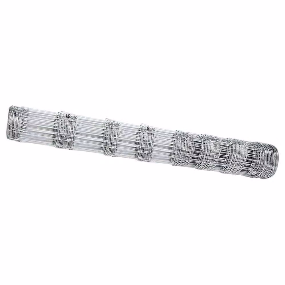 Berkfield Home Modern Field Fence, Galvanised Steel, Silver, 1 x 100 m – 2