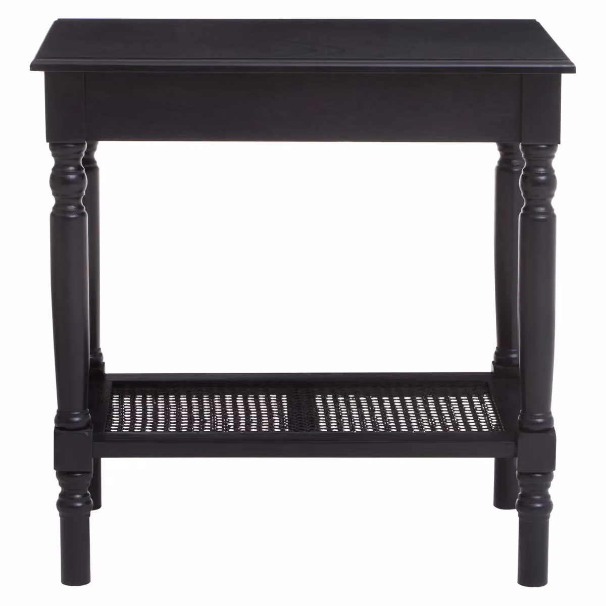 Orsina Heritage Black Wood Side Table W/D/H: 60 x 40 x 60 cm – 3