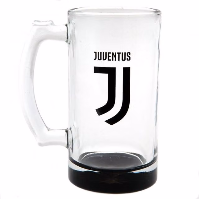 Juventus FC Transparent Glass Stein Mug
