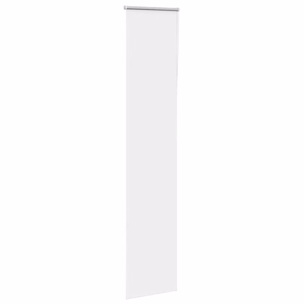 Berkfield Home White Blackout Roller Blind, Thermal Insulating Polyester, W: 60 cm, H: 230 cm