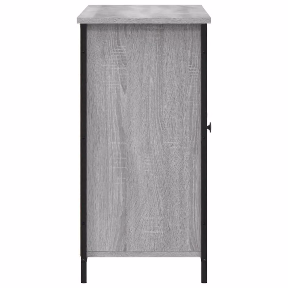 Berkfield Home Sonoma Grey Sideboard in Engineered Wood, W/D/H: 100 x 35 x 70 cm – 3