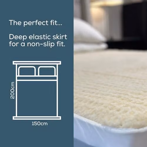Beurer Komfort Dual Heated Mattress Cover, White, W: 180 cm, D: 200 cm – 2