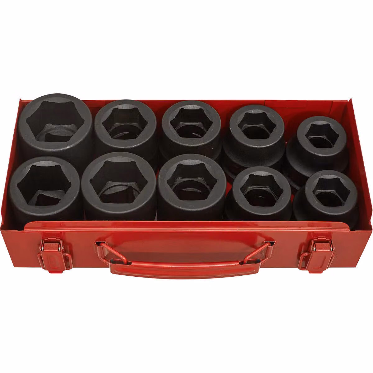 Loops 10 Piece Premium Impact Socket Set, 1 inch Sq Drive, Black Chromoly Steel – 2