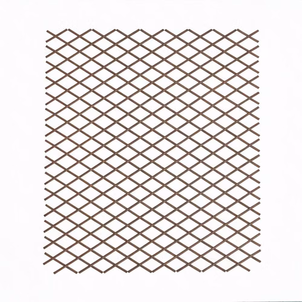 Samuel Alexander Brown Expanding Willow Garden Trellis Plant Support, W: 120 cm, H: 180 cm – 2