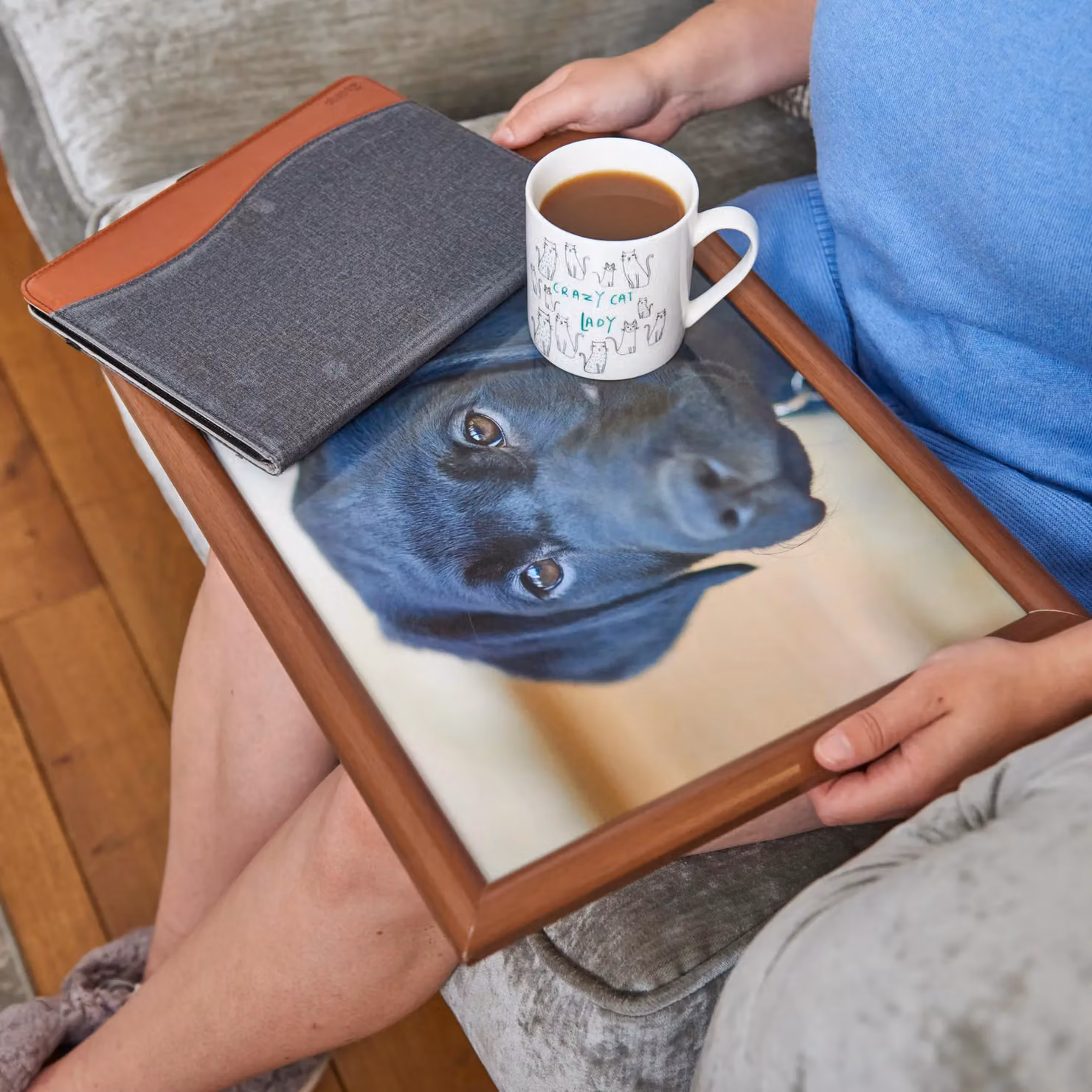 Creative Tops Labrador Printed Laptray, Multicolour, W: 44 cm, D: 34 cm – 5