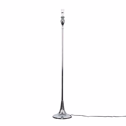 ValueLights Faulkner Modern Silver Chrome Floor Lamp Base
