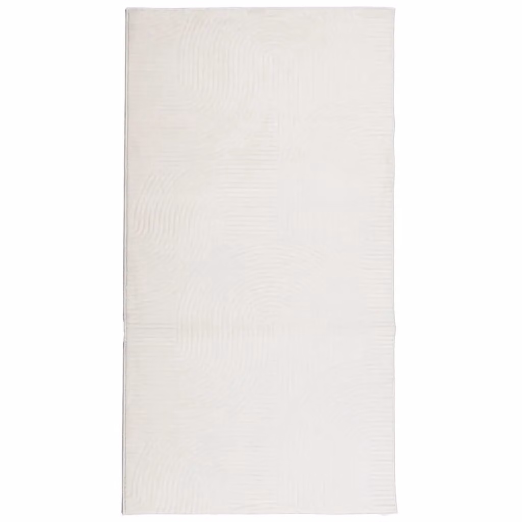 Berkfield Home IZA Short Pile Scandinavian Geometric Rug in Beige, W: 80 cm x L: 150 cm – 1