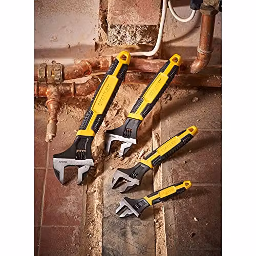 Stanley Maxsteel Adjustable Wrench, 150 mm, Black – 5