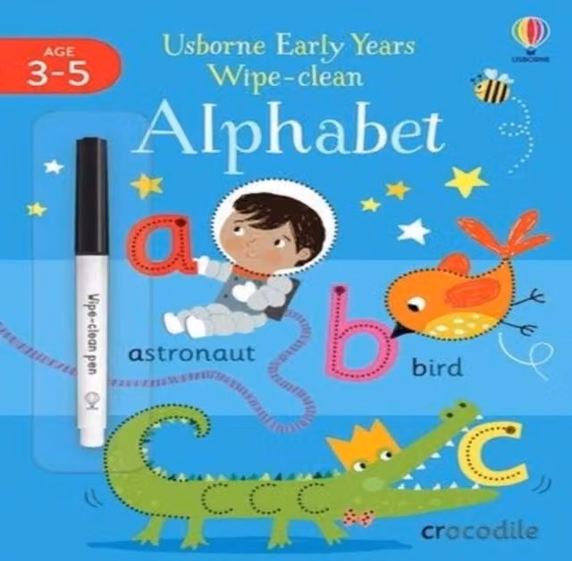 Jessica Greenwell Early Years Wipe-Clean Alphabet Multicolour Paperback Book