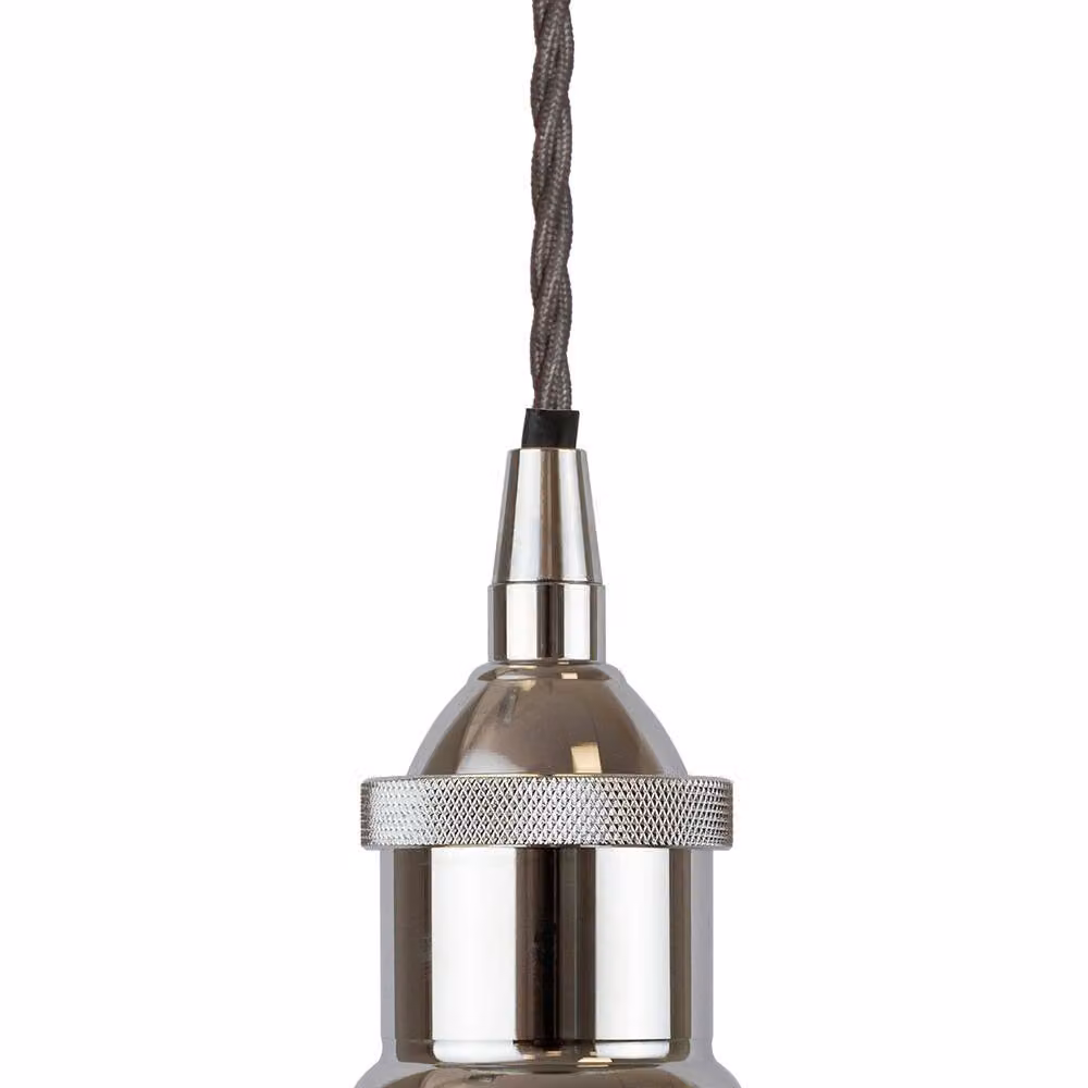SE Home Worcester Pendant Light in Slate Grey and Nickel – 2