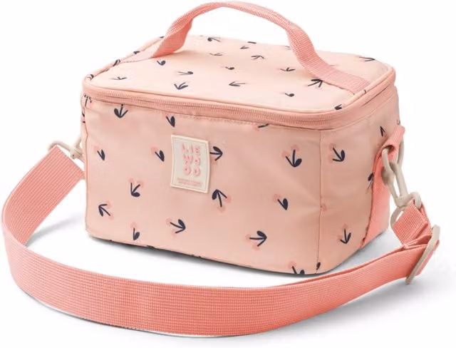Liewood Toby Medium Thermal Bag in Pink Cherry Heart / Rosey