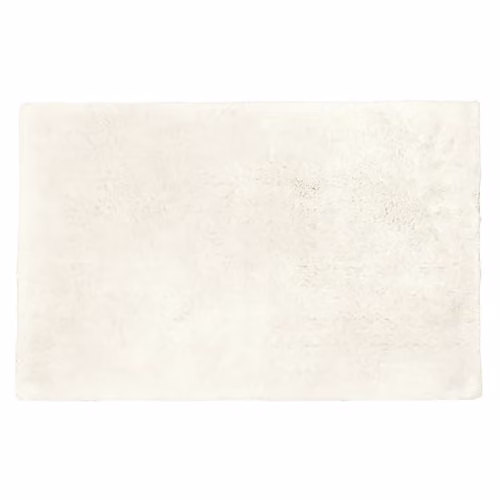 Allure Bath Fashions Non-Slip Cotton Bath Mat, Beige, W: 80 cm, D: 50 cm