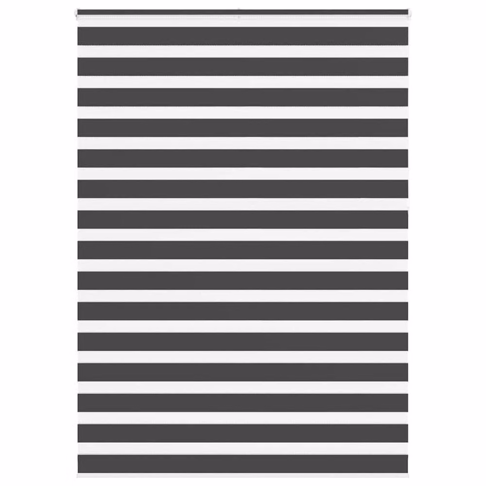 Berkfield Home Black Zebra Day and Night Blind, W: 155 cm, H: 230 cm – 2