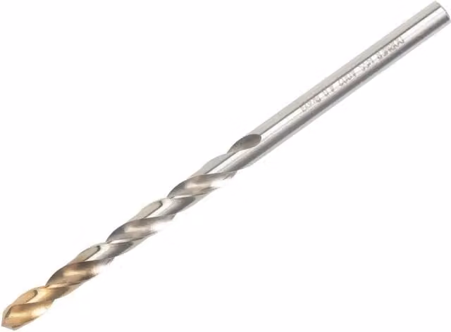 Dormer HSS-TiN Coated Jobber Twist Drill Bits, Metric, Gold/Multicolour