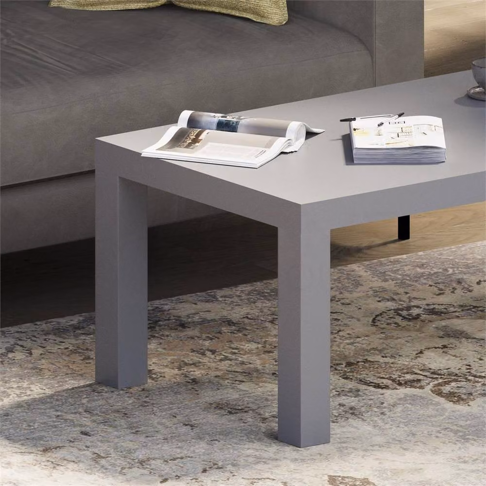 Kelvenix Modern Grey Wooden Coffee Table – 2