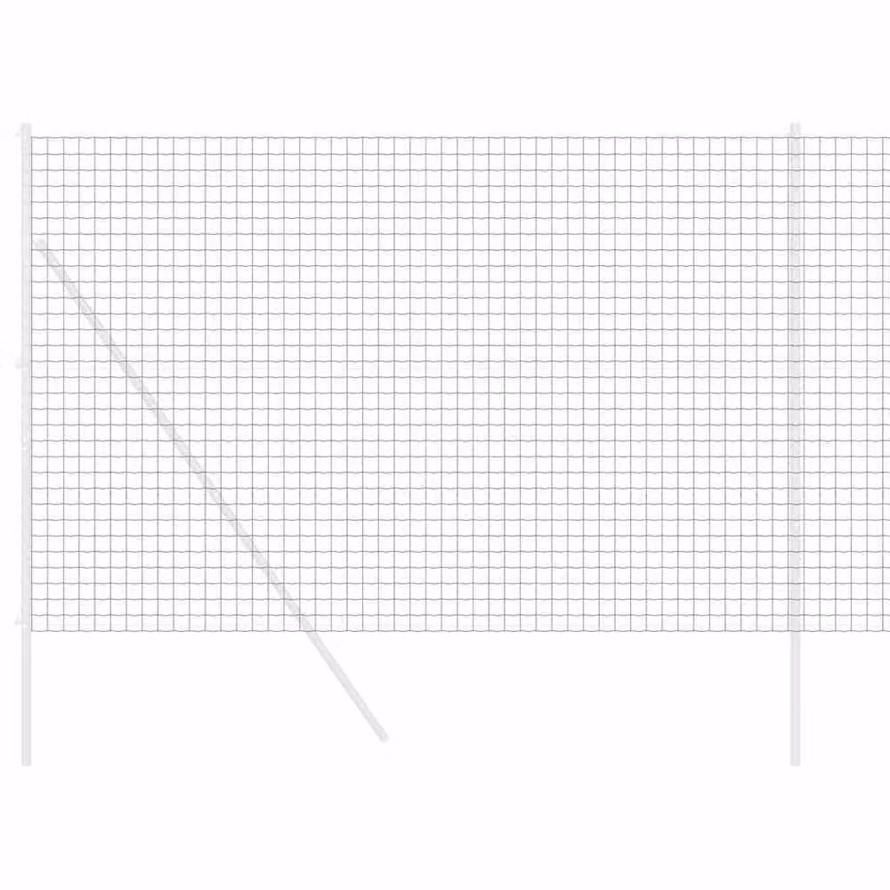 Berkfield Home Euro Fence Grey PVC-Coated Steel Fencing, H: 1.5 m x W: 10 m – 3