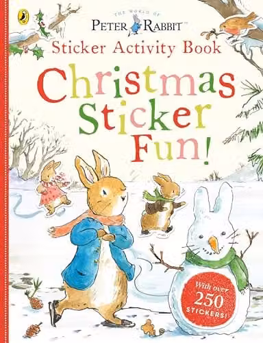 Puffin Peter Rabbit Christmas Fun Sticker Activity Book, Multicolour