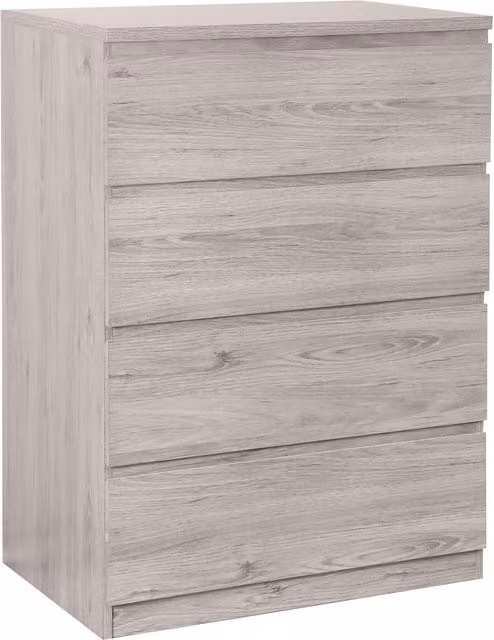 Julian Bowen Jupiter 4 Drawer Chest in Grey Oak – 1