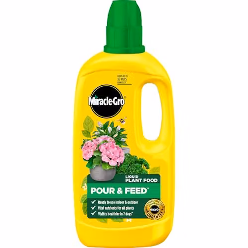 Miracle-Gro Pour and Feed Liquid Plant Tonic for Lawns, 1 l