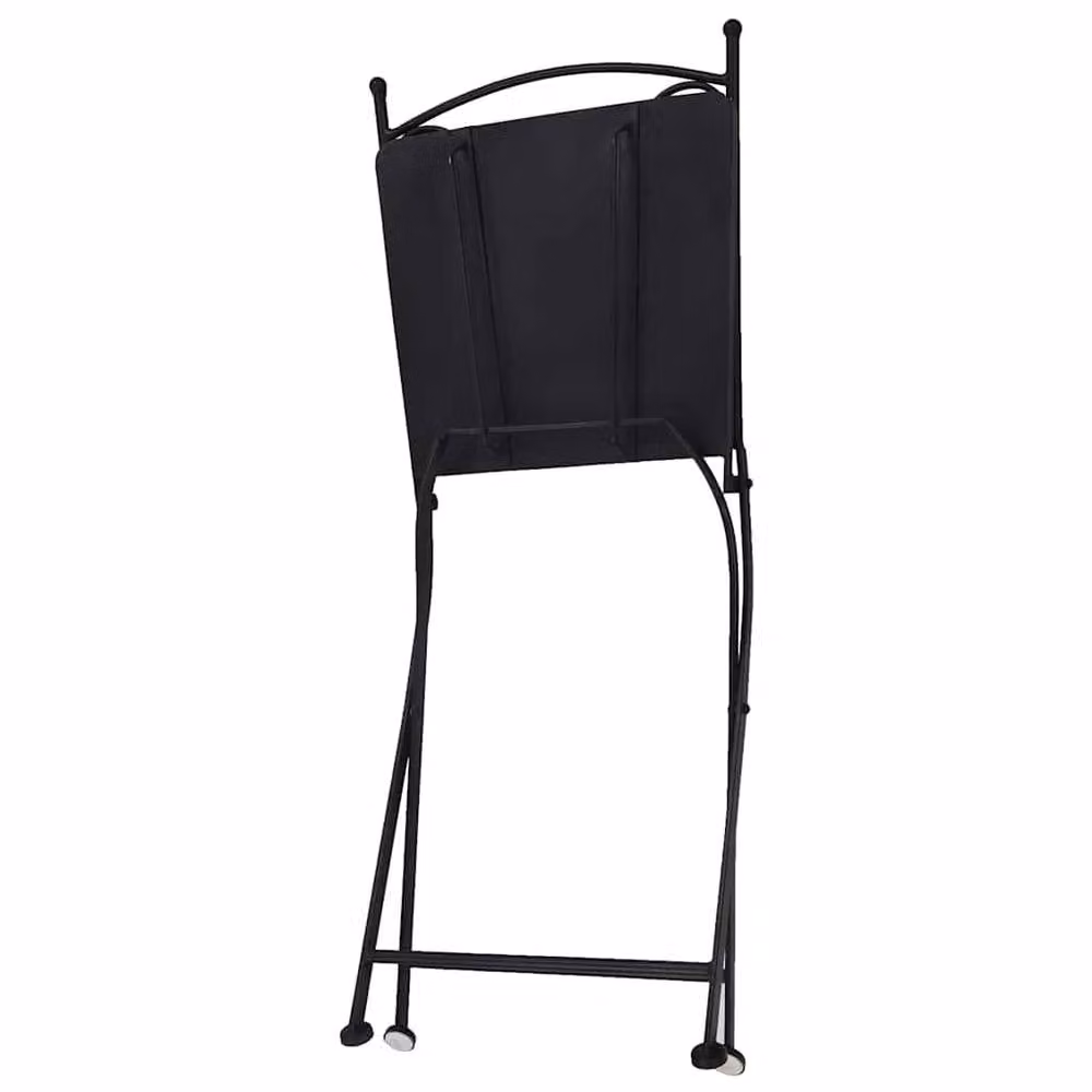 Berkfield Home Mosaic Bistro Chairs, 2 Piece Set in Grey – 4