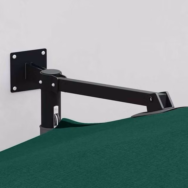 Berkfield Home Large Green Tiltable Patio Umbrella with Metal Frame and Polyester Canopy