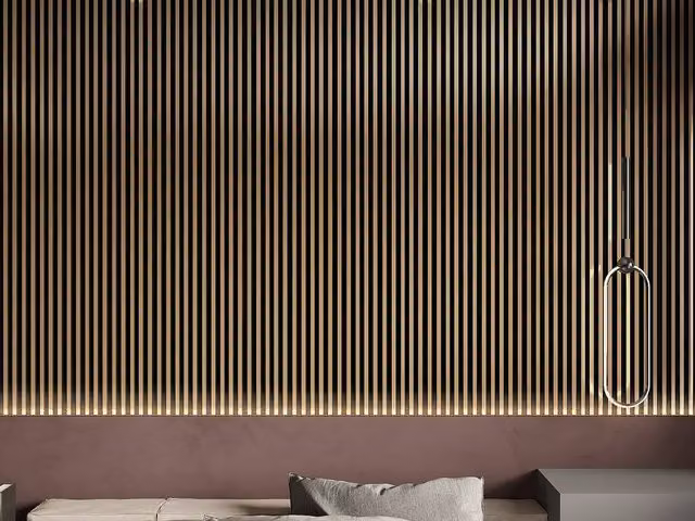Vente-unique Geometric 3D Polystyrene Wall Panels in Black and Gold, Set of 8 Pieces (2.83 m²) – 1