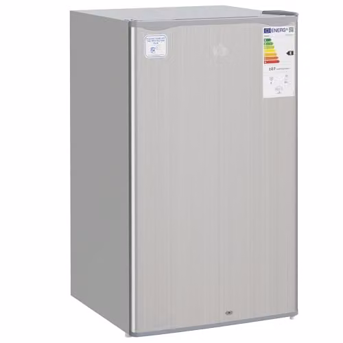 HOMCOM 91L Under Counter Fridge with Lockable Chiller Box in Grey and Silver
