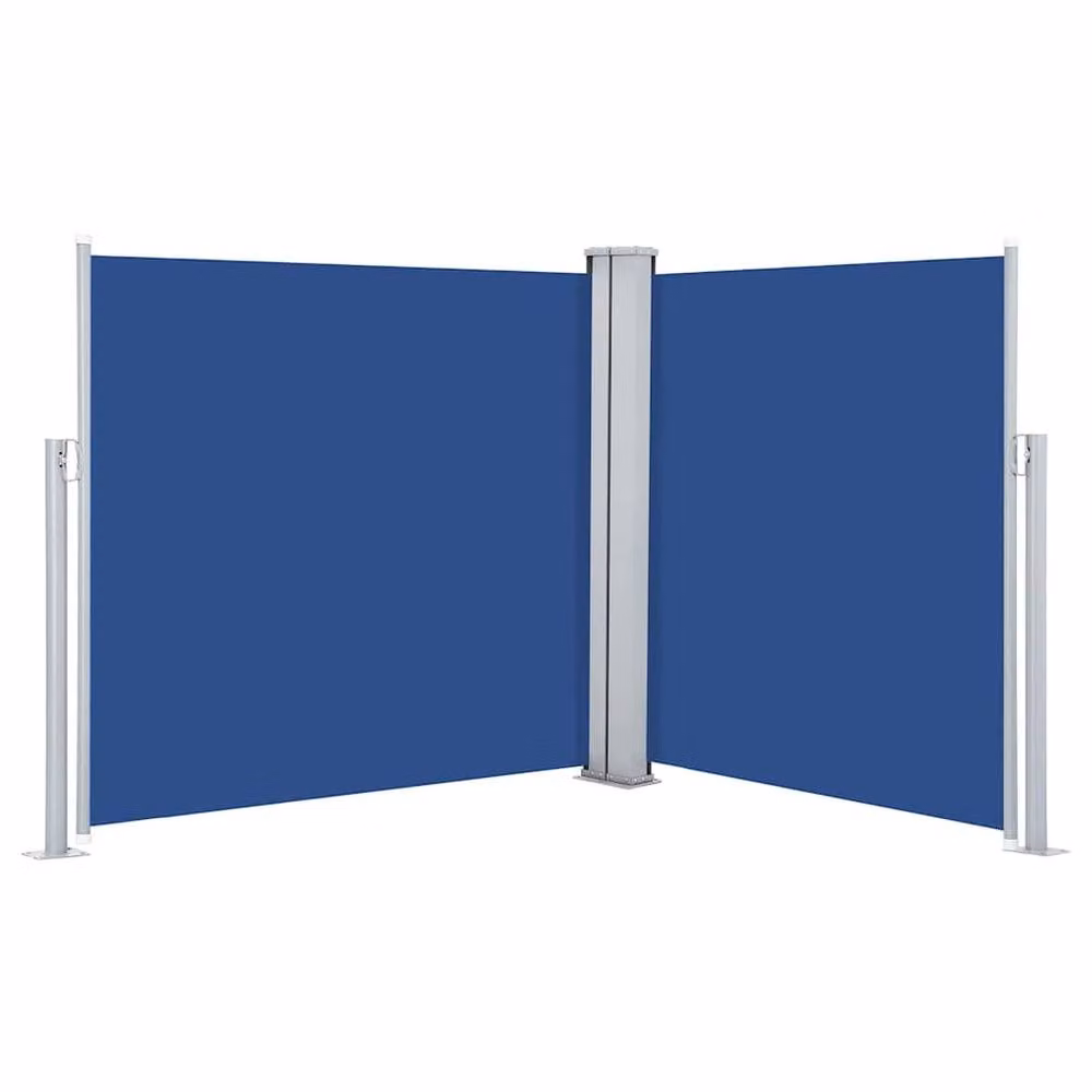 Berkfield Home Retractable Side Awning in Blue, W/H: 600 x 100 cm – 3