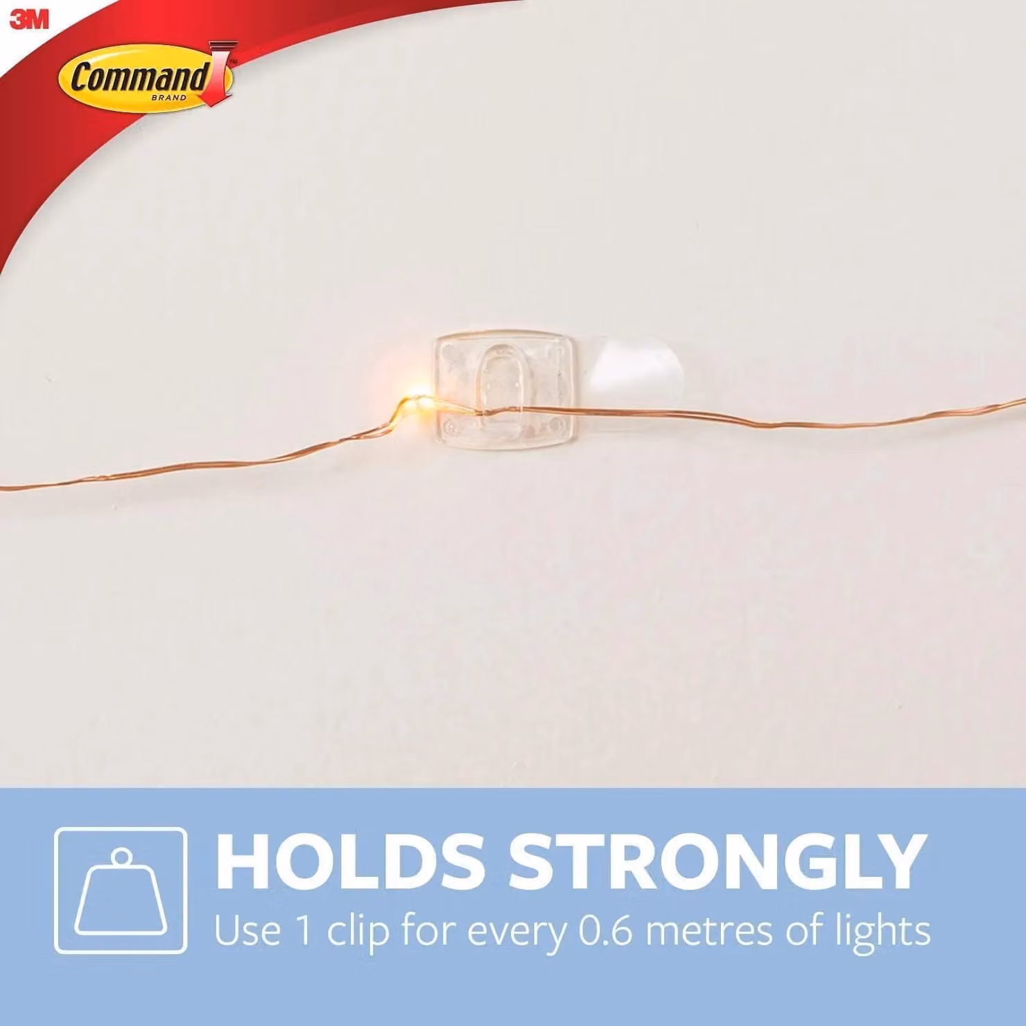 3M Command Transparent Decorating Clips – 2