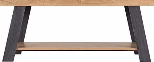 Seconique Eddie Rectangular Coffee Table in Oak and Grey – 4