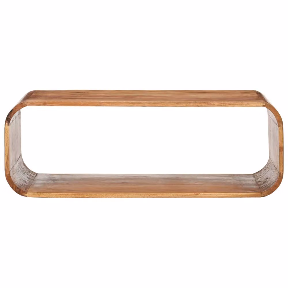 Berkfield Home Brown Solid Acacia Wood Coffee Table, W: 90 cm, D: 50 cm, H: 30 cm – 2
