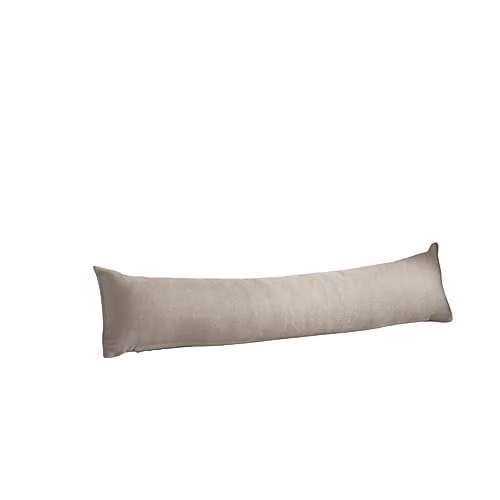 Luxury Living Velvet Chenille Draught Excluder in Taupe, W/D/H: 90 x 15 x 15 cm – 2