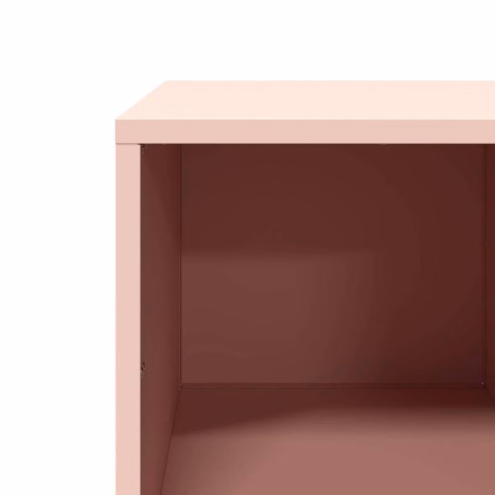 Berkfield Home Pink Metal Coffee Table, W: 101.5 cm, D: 50 cm, H: 43.5 cm – 6