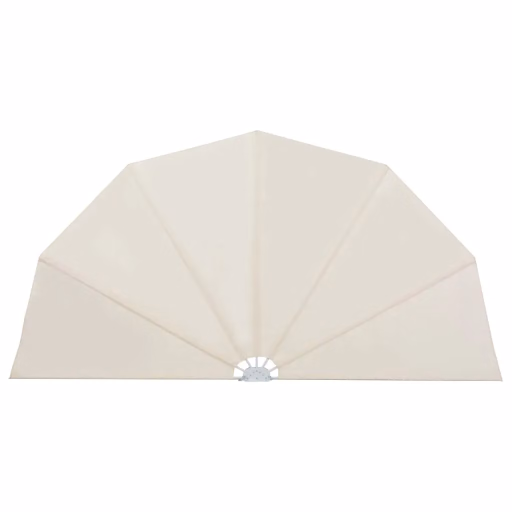 Berkfield Home Collapsible Terrace Side Awning in Beige, 160 cm – 2