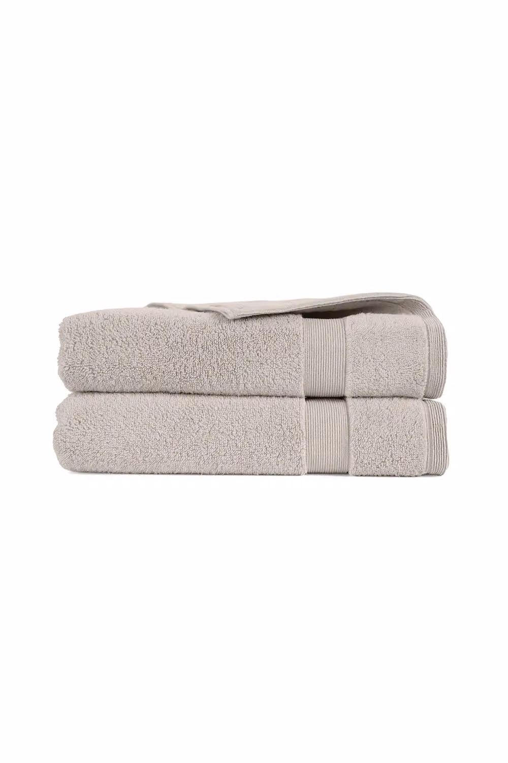 Martex Silver 100% Cotton Terry Hand Towel Pack of 2, W: 50 cm, H: 90 cm – 2
