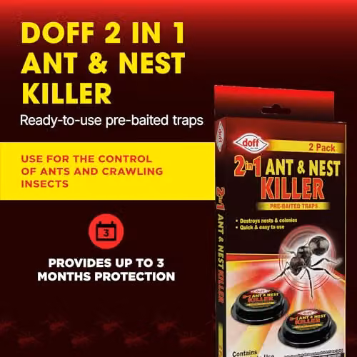Doff 2-in-1 Ant and Nest Bait Killer Multicolour – 2