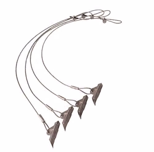 Rowlinsons Easy Hook Earth Anchors in Brown